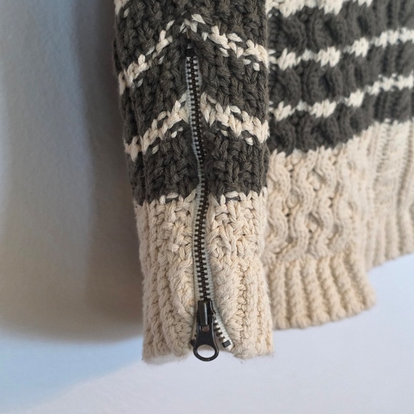 LL Bean Women's Signature Cotton Fisherman Tunic Sweater - XXS - Picture 4 of 8